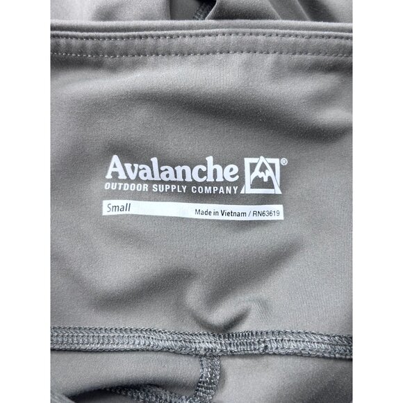 Avalanche Womens Olive Leggings S Polyester/Spandex - Picture 9 of 11